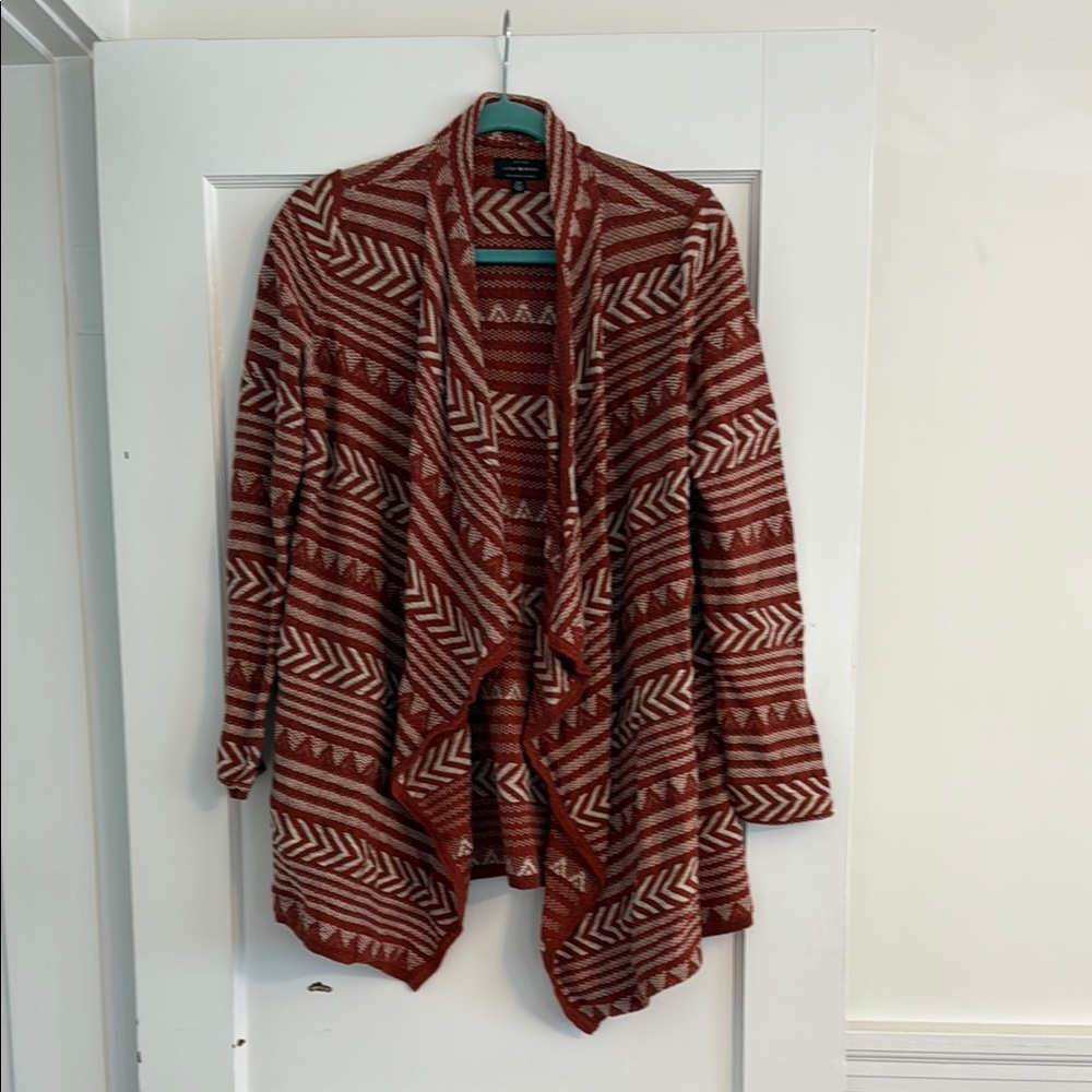 Patterned Red Sweater - image 1